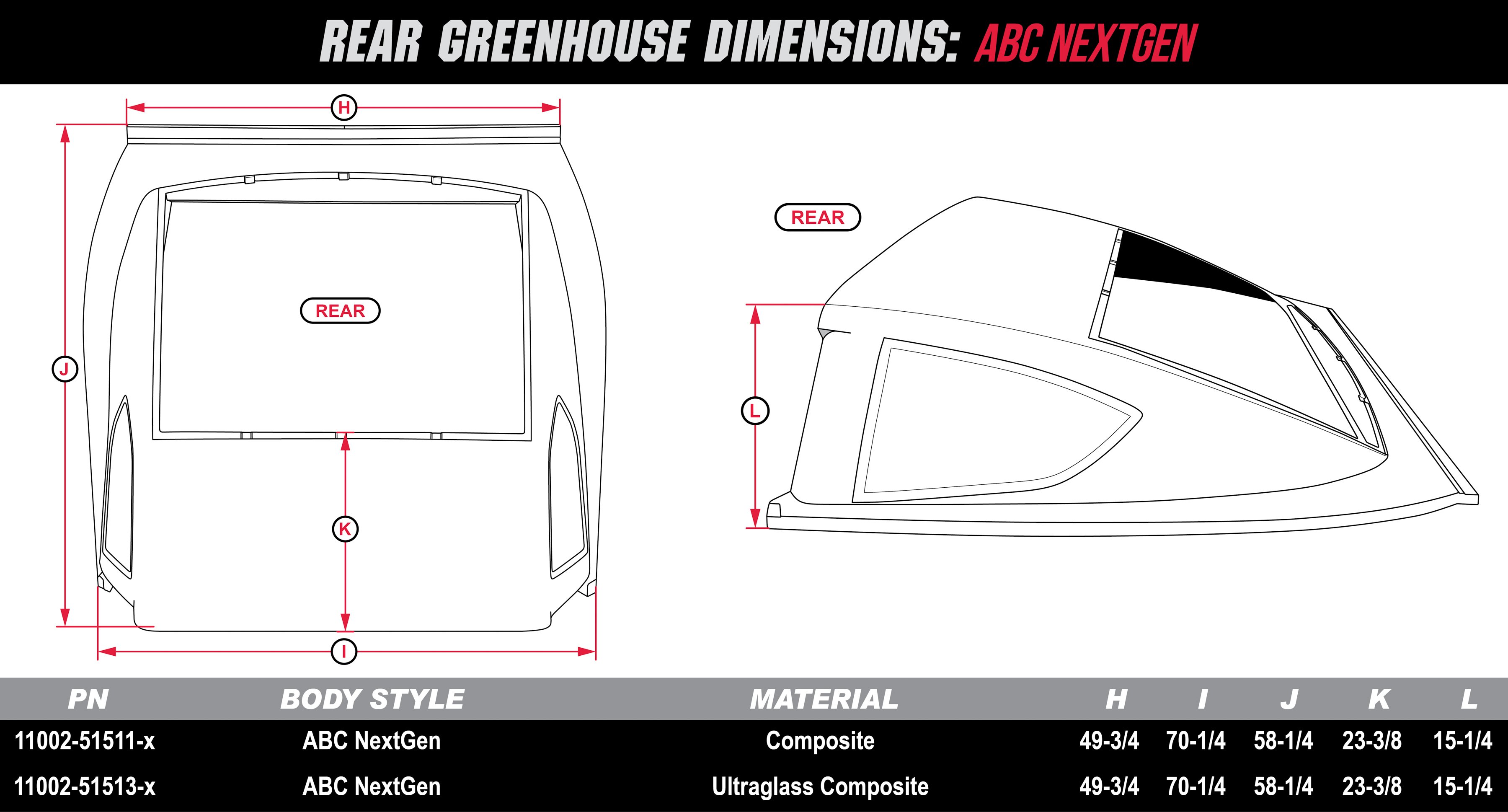 rear dimensions