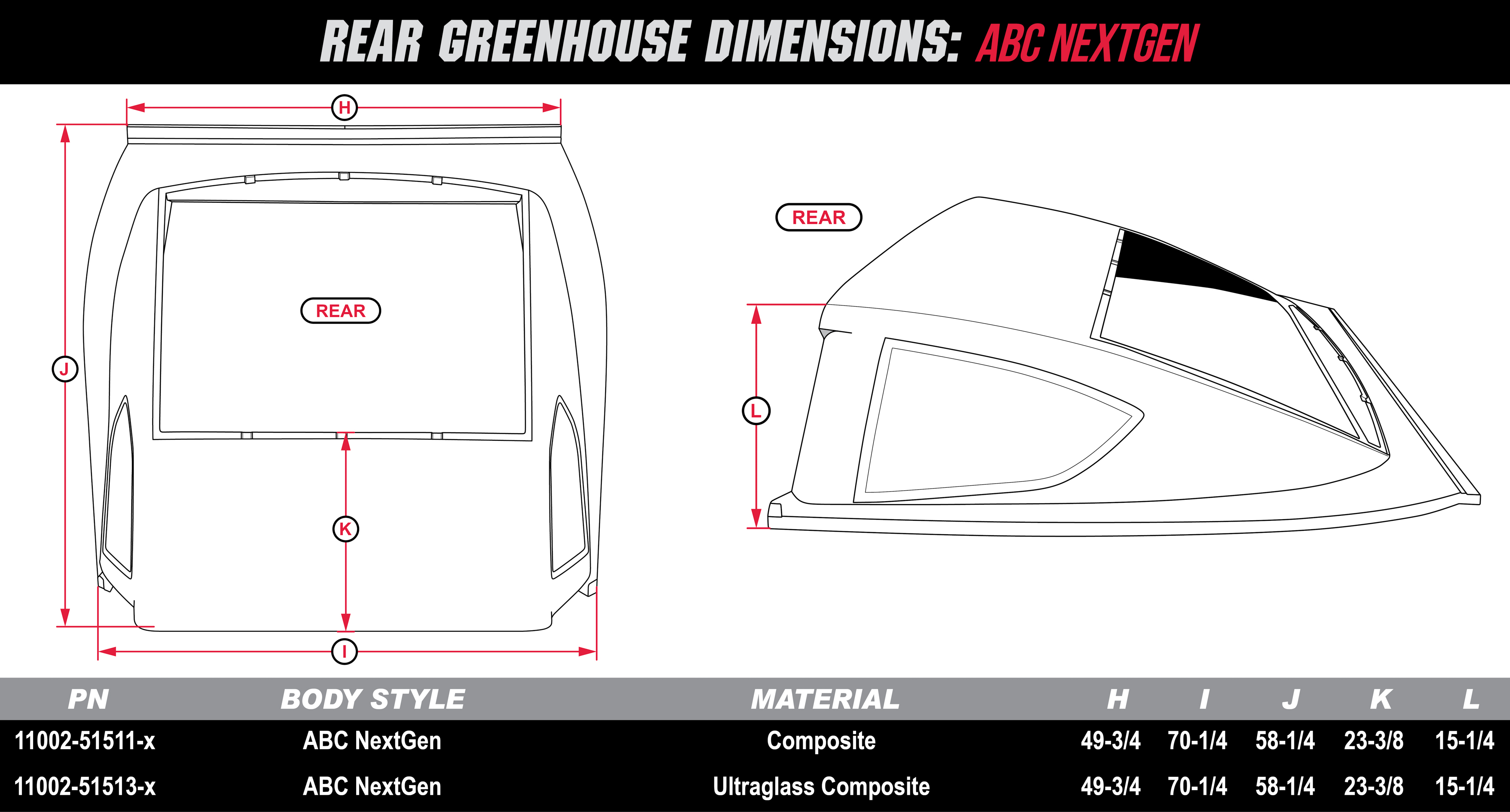 rear dimensions