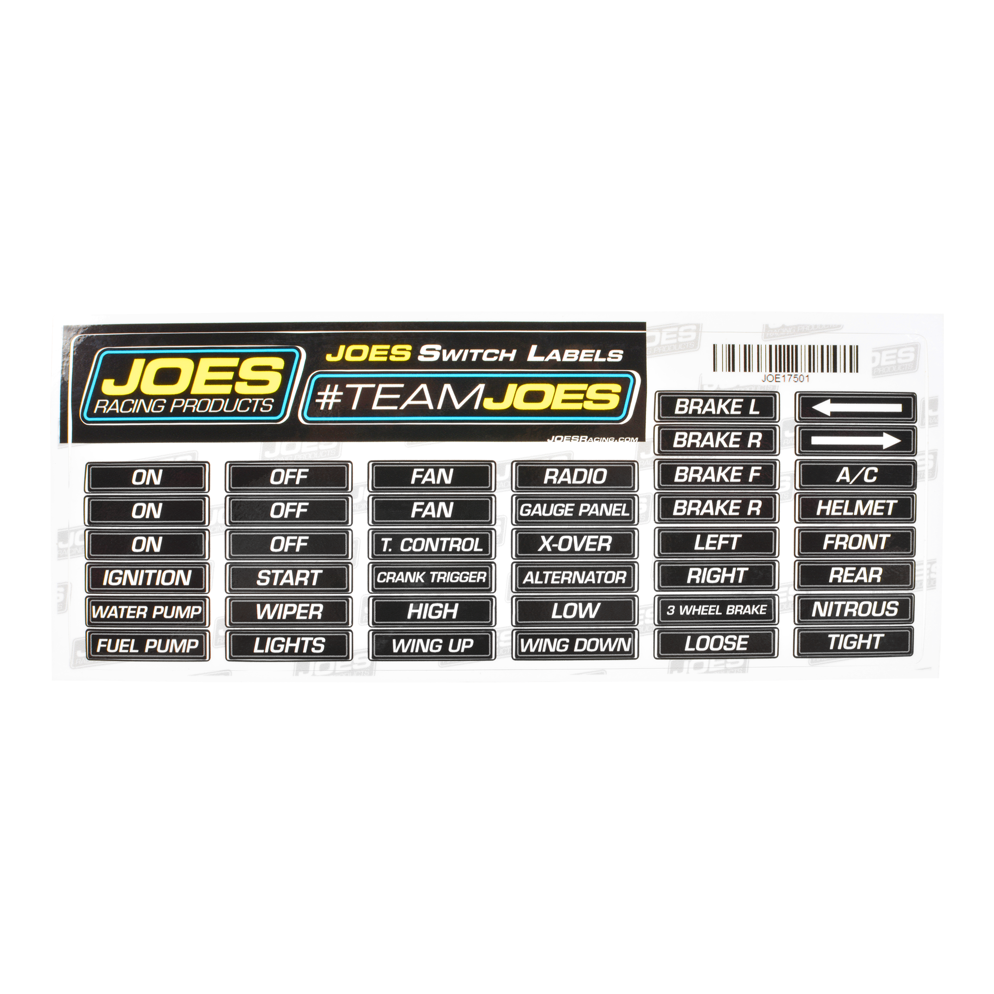 Ignition Start 2 Accessory With Light JOES Racing Products 46125 Switch Panel 