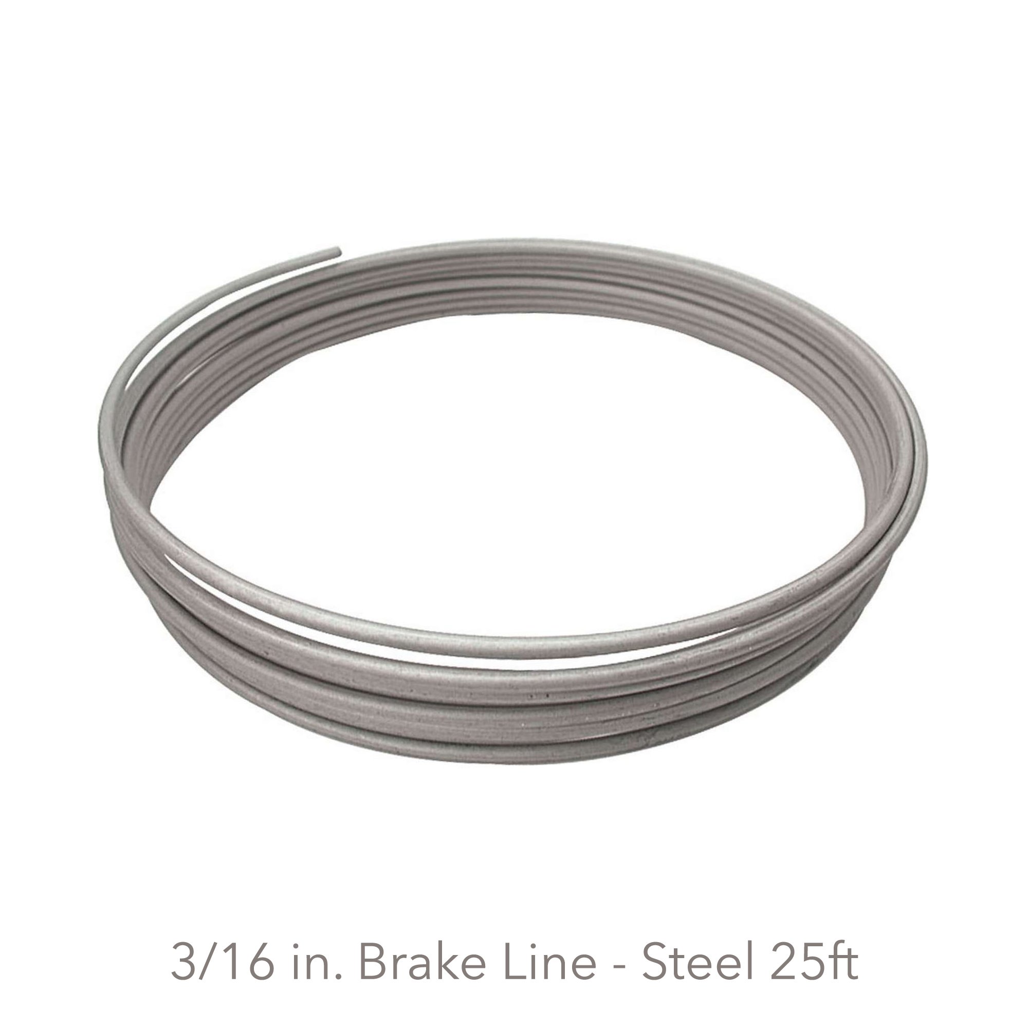 Allstar Performance All48040 - 3/16in Brake Line Coil Steel 25ft