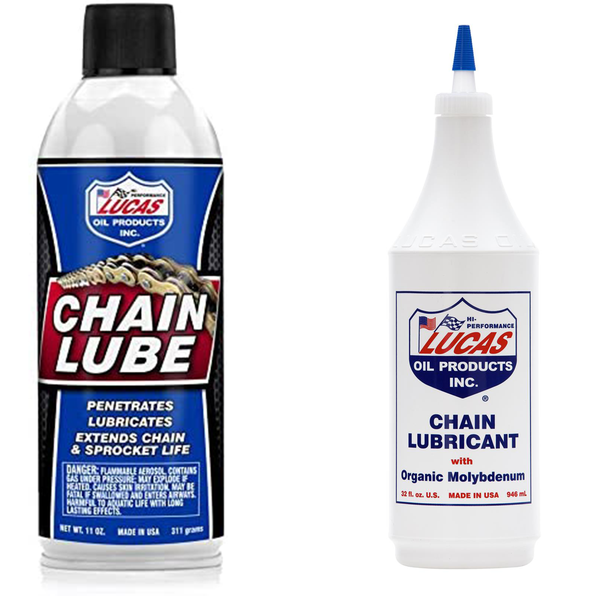 Lucas Oil 10393 11 oz. Chain Lube Aerosol - 12/Case