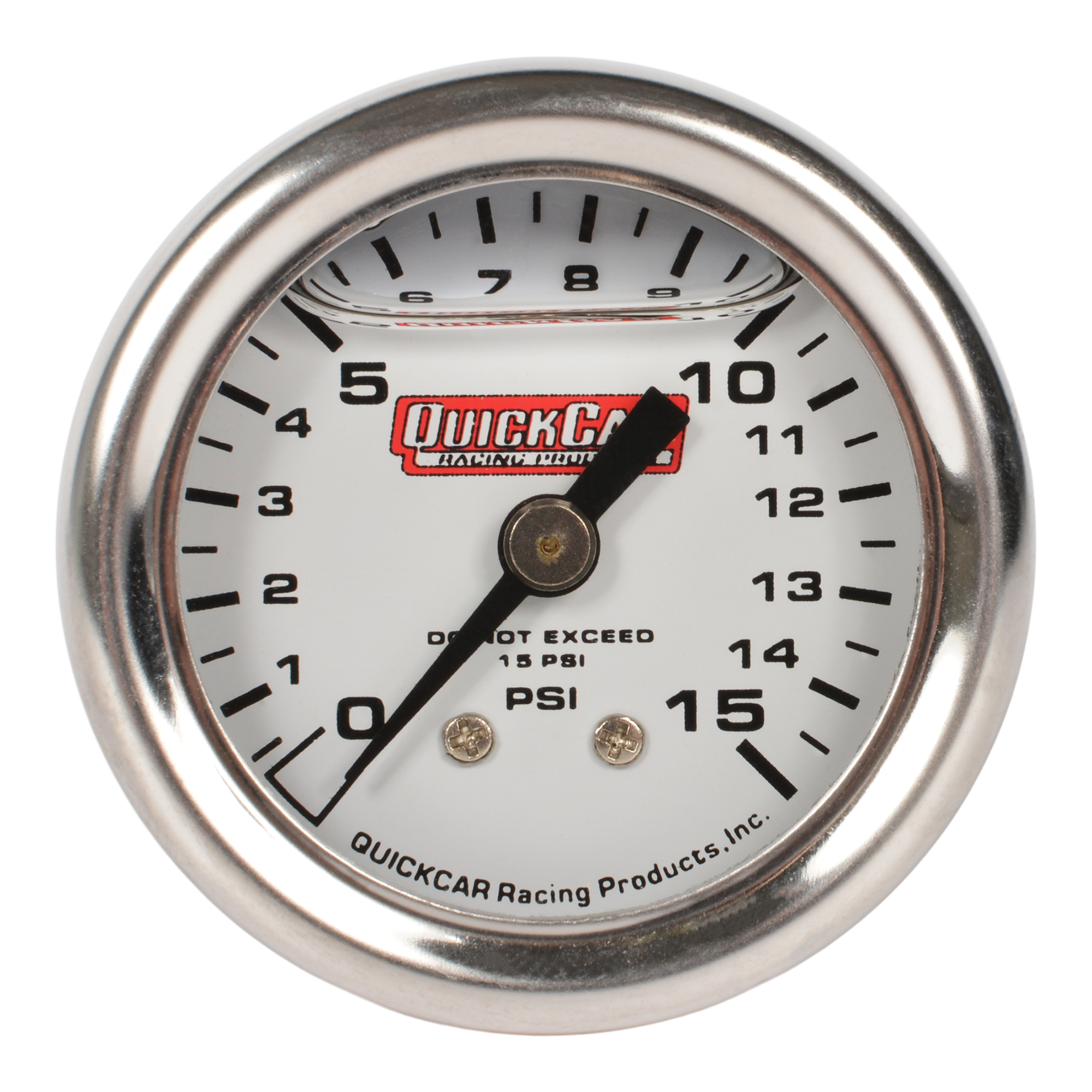 QuickCar Racing Mini Fuel Pressure Gauge 0-15psi Liquid Filled - JOES  Racing Products